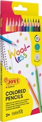 Jovi Kleurpotlood Woodless, kartonnen etui van 12 stuks