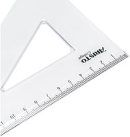 Meetdriehoek Aristo 20 cm 30/60graden transparant-3