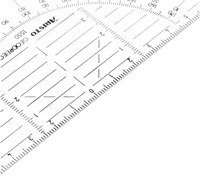 Aristo geodriehoek 16 cm flexibel transparant-3