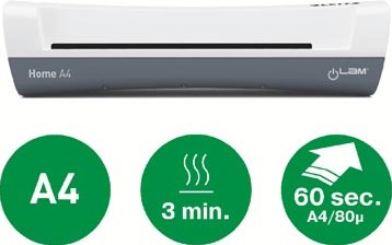 Leitz iLAM Home lamineermachine A4 2x75 micron wit grijs-2