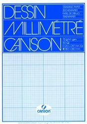 Millimeterpapier A4 Canson blauw