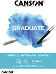 Aquarelblok Canson A3 300gr 10vel