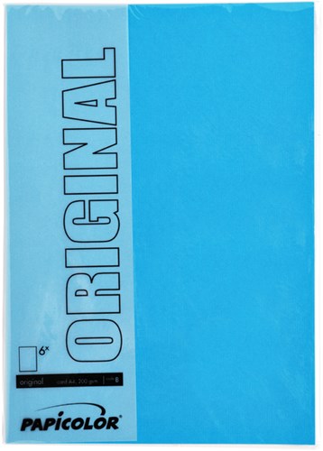 Kopieerpapier A4 200gr 6vel hemelsblauw-2
