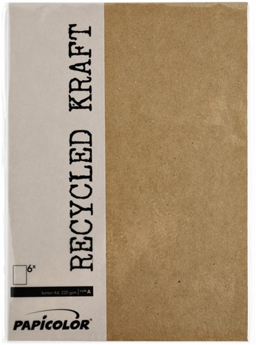 Kopieerpapier A4 200gr 6vel kraft bruin-2
