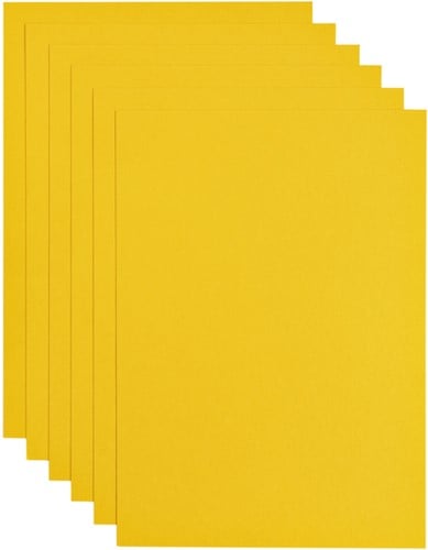 Kopieerpapier A4 200gr 6vel dottergeel