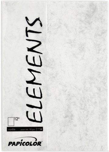 Kopieerpapier A4 90gr 12vel marble grijs-2