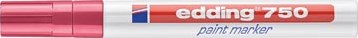 Edding verfstift 750 rood lakmarker 1-2 mm
