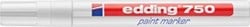 Verfstift Edding 750 lakmarker rond wit 2-4mm