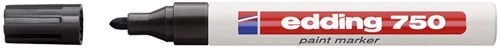 Edding verfstift 750 zwart lakmarker 1-2 mm-3