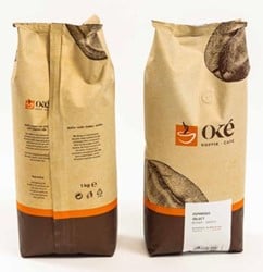 Oké koffiebonen zak van 1 kg Espresso Select