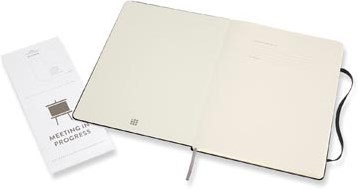 Moleskine notitieboek professional  19 x 25 cm gelijnd harde cover 189 blad zwart-3