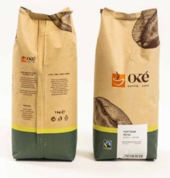Oké koffiebonen zak van 1 kg Fairtrade Royal