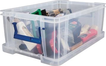 Opbergbox 10 liter transparant set van 4 stuks Bankers Box-2