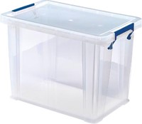 Transparante opbergbox 18,5 liter Bankers Box
