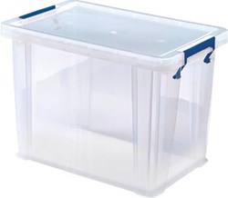 Transparante opbergbox 185 liter Bankers Box