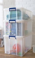 Opbergbox 36 liter transparant Bankers Box-1