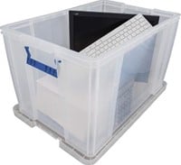 Opbergbox groot transparant 85 liter Bankers Box-2