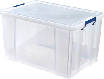 Opbergbox groot transparant 85 liter Bankers Box