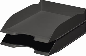 Brievenbakje Durable Eco zwart A4 stapelbaar-2