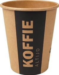 Beker uit karton (altijd koffie), 237 ml, diameter 80 mm, pak van 50 stuks