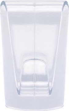 Tesa Klevende haak voor Transparant en Glas draagvermogen 1 kg blister van 2 stuks-2