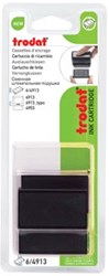 Trodat vervangkussen zwart voor stempel 4810/4910