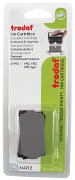 Trodat vervangkussen zwart voor stempel 4912