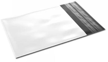 Verzendenvelop 320 x 420 + 70 mm, met retoursluiting, 55 micron, doos van 500 stuks