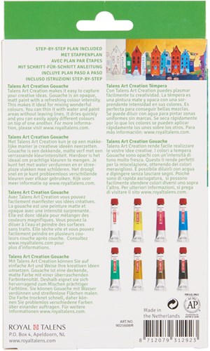 Gouache Talens Art Creation 8 kleuren-2