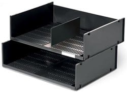 Brievenbak A3 of 2 x A4 zwart Durable