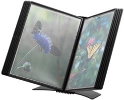 Bureaustandaard Jalema Flex-o-Frame met 10 infotassen zwart