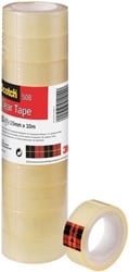 Plakband Scotch 508 15mmx10m transparant krimp 10rollen