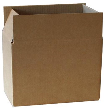 Verzenddoos enkele golf bruin 300 x 160 x 150 mm