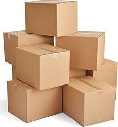 Verzenddoos enkele golf 3 mm bruin 340 x 280 x 60 mm