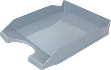 Brievenbak A4 van PP grijs stapelbaar