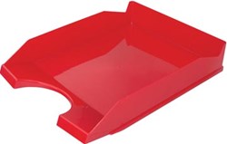 Brievenbakje A4 van PP rood