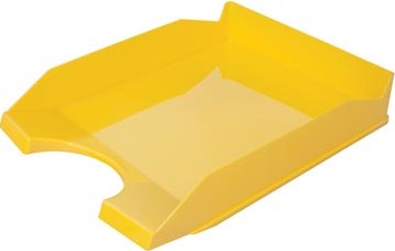 Brievenbak A4 geel stapelbaar