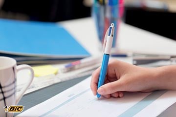 Bic Balpen 4-kleuren schrijfbreedte 0,4 mm medium punt-1