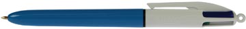Bic Balpen 4-kleuren schrijfbreedte 0,4 mm medium punt