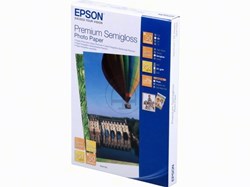 Epson photopaper Premium 100x150mm 167g/m² semiglossy sheet white 251gr silk matt