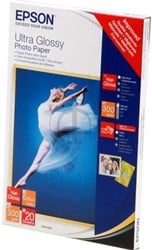 C13S041926 EPSON FOTOPAPIER 10x15cm sheet white ultra 300gr high gloss