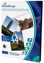MRINK108 MEDIARANGE photo paper A4 (210x297mm) 50sheet white 160gr