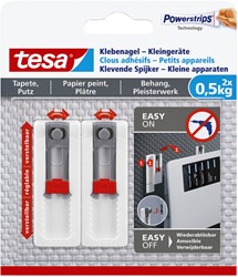 Klevende spijker Tesa voor kleine apparaten op behang en pleiserwerk 500gr