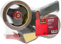 Handdozensluiter Scotch met 2rol Heavy 50mmx66m bruin