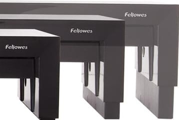 Monitorstandaard met lade Fellowes Designer Suites zwart-3