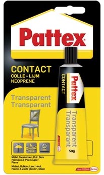 Pattex Contactlijm Transparant tube van 50 g