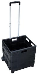 Steekwagen met krat opvouwbaar Pavo medium