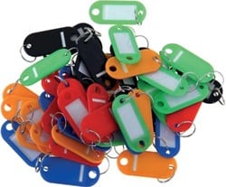 Pavo sleutelhangers geassorteerde kleuren pak van 20 stuks