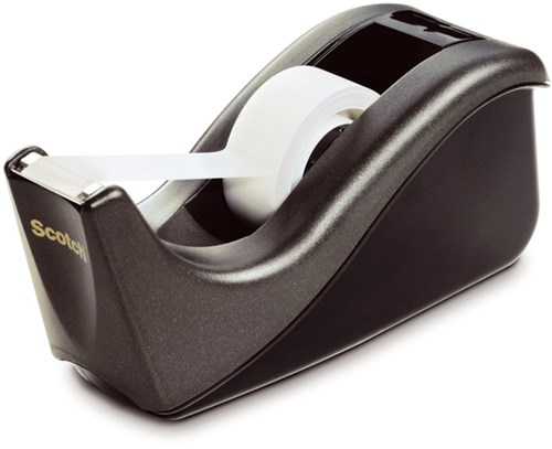 Plakbandhouder Scotch C60 zwart + 1rol magic tape-2