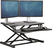 Zit-sta werkplek Fellowes Corsivo 2 niveaus